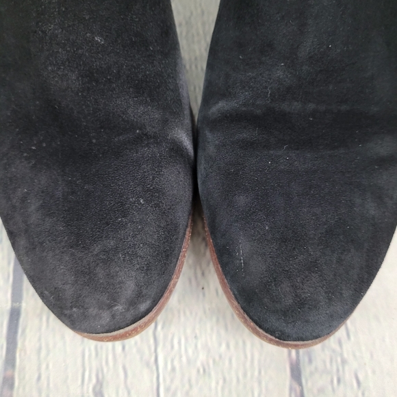 SAM EDELMAN | Petty suede leather side zip ankle boots - Picture 5 of 12